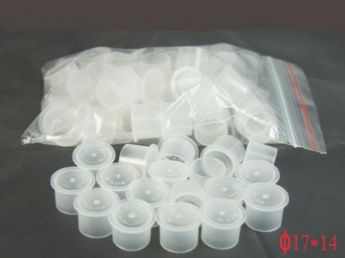 100pcs White Ink Cups 17*14MM