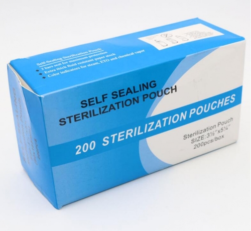 200pcs Disposable Self Sealing Sterilization Pouch