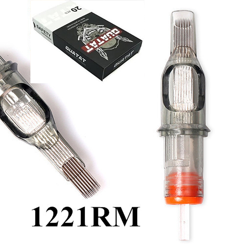 40pcs Hawk Cartridge Needles with Membrane 1221RM of 2box