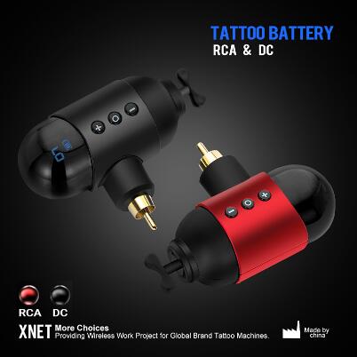 Wireless Tattoo Power Supply LED Screen RCA or DC Connector